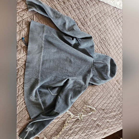 Lululemon Signature Shape Steel Blue Gray Zip-Up Scuba Hoodie Sz XXS - XS - Picture 9 of 9